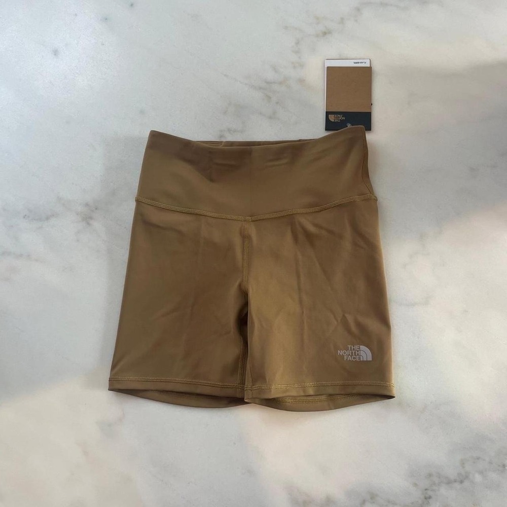 The North Face Womens Elevation Bike Shorts Utility Brown NF0A81WL173 Small NWT